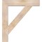 Ekena Millwork Traditional Block Smooth Bracket, Douglas Fir, 5 1/2"W x 36"D x 40"H BKT06X36X40TRA05SDF - alternate 4
